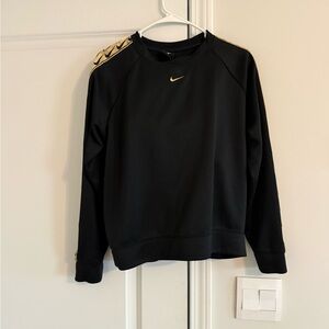 Nike Black and Gold Sweatshirt Set